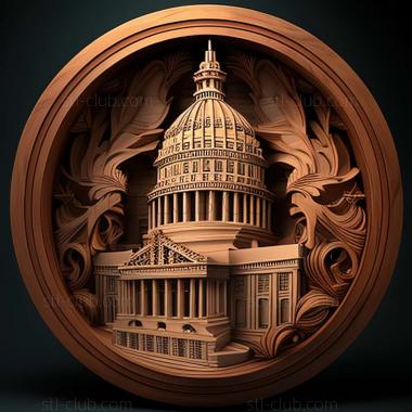 3D model capitol building (STL)